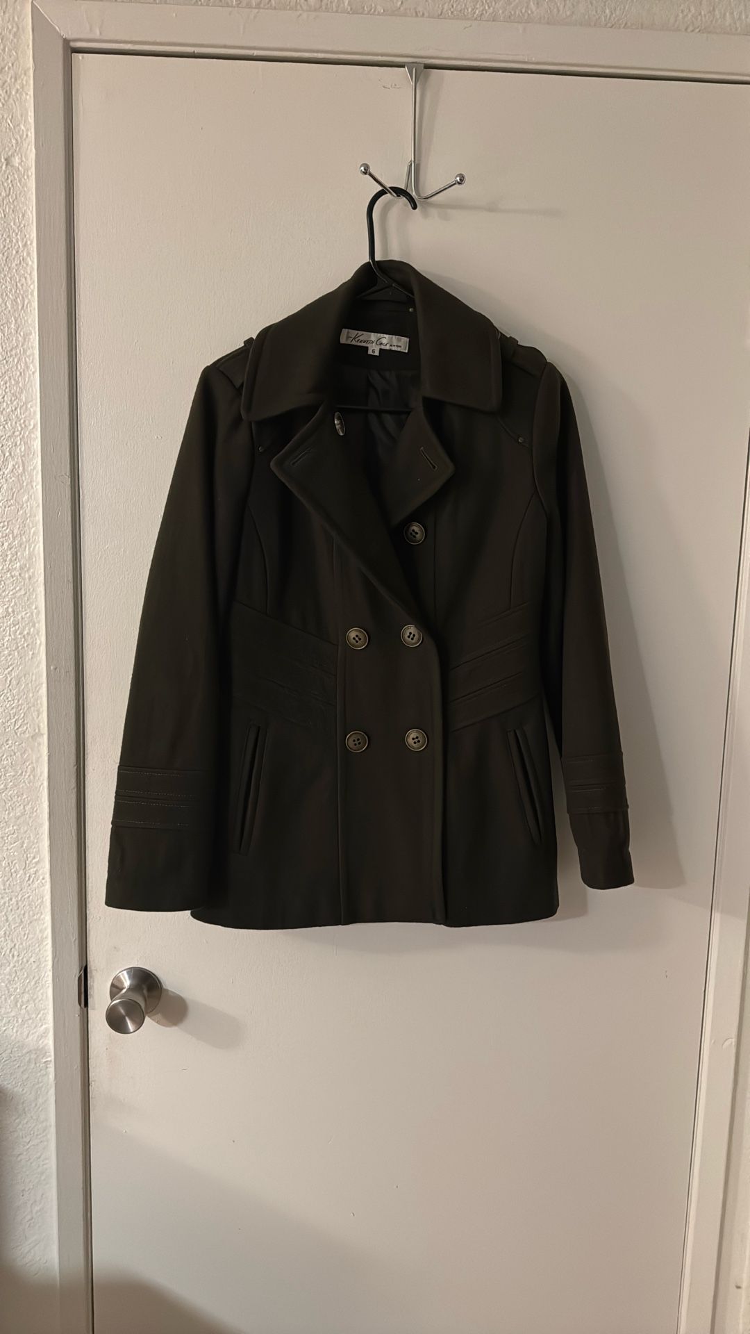Green Winter Women Coat Size 6