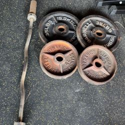 Olympic Weights And Barbell