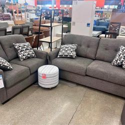 Mahoney 2 Piece Living Room Set / Sofa & Loveseat 🧙🏼‍♀️$20 Down Payment Finance 🔹New🔹