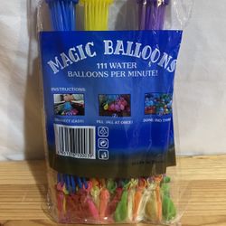 Magic Balloons 111 Water Balloons Self Tied,Water Balloons for children Brand New $8 Meet Up In Irving @dfwgoods 