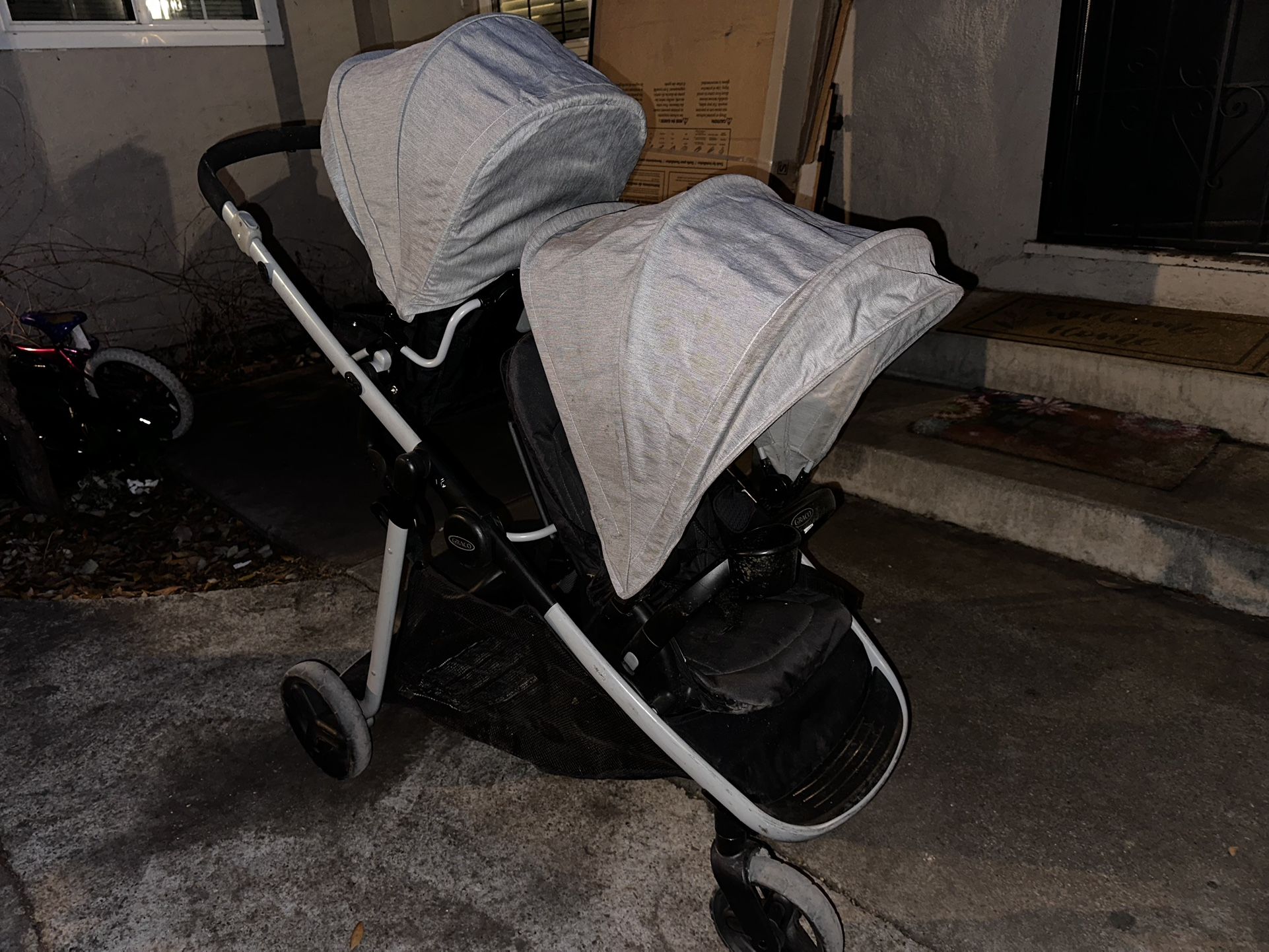 Double Stroller With Matching Infant Car Seat Wiggle Room On Price