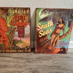 Polynesian Tin Wall Hangings