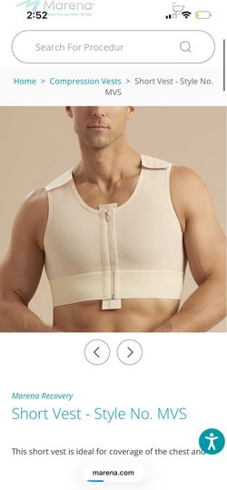 USED LOT OF 2 Marena recovery Short Vest - Style No. MVS (Medium)