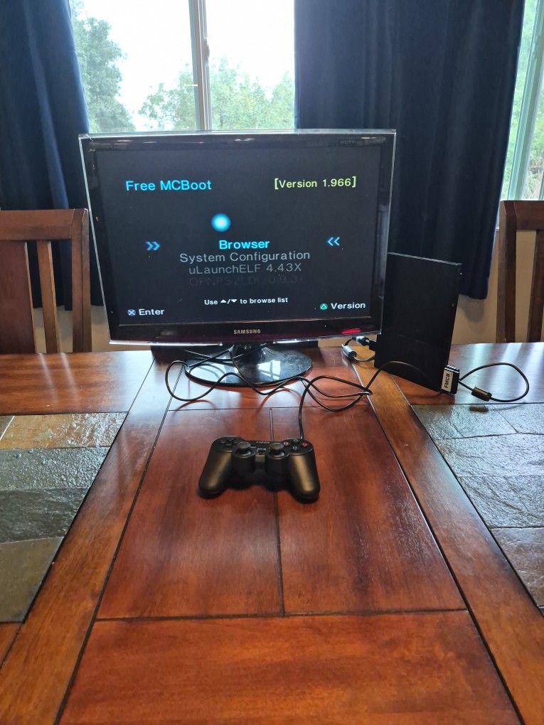PS2 Slim With Free Mcboot Included