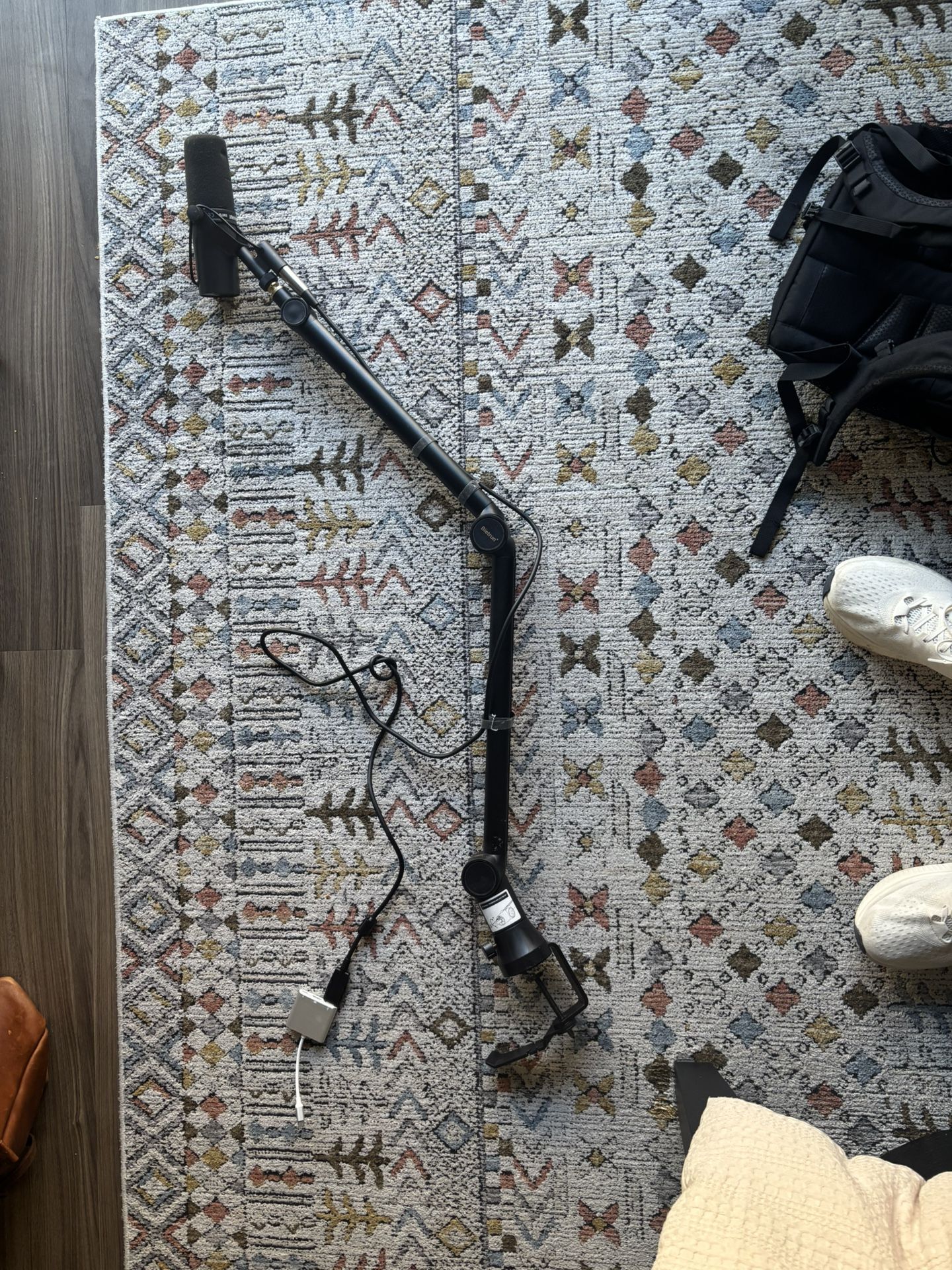 Shure SM7B Mic Bundle - Stand + USB-C Adapter - $200