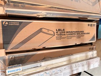 LED Wraparound Fixture, LED, 4FT Nominal 6000 LM, 80+ CRI, 50K,MIN 10, GZT, MVOLT