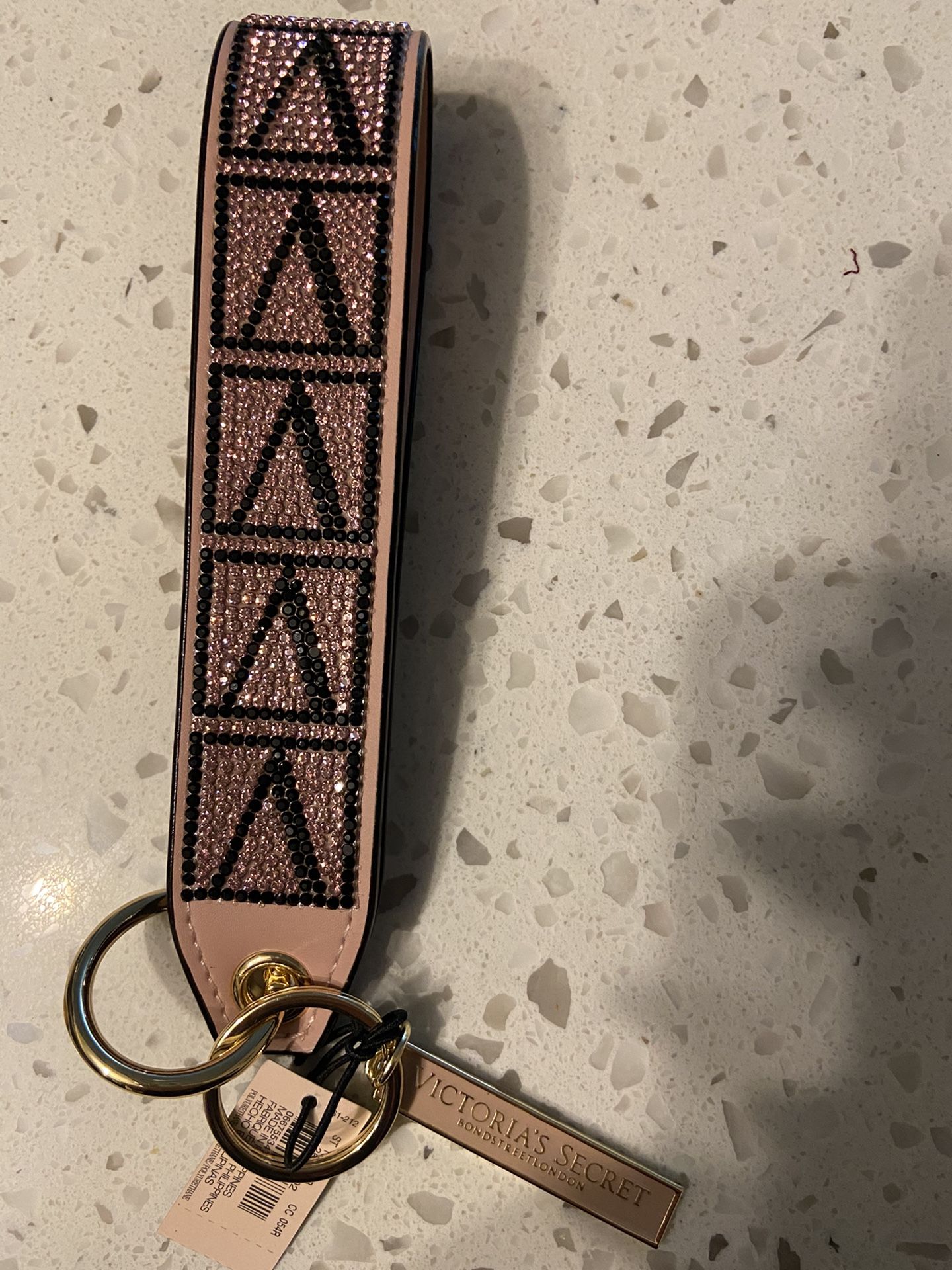 Brand New Victoria Secret Key Strap Holder- Pink Bling