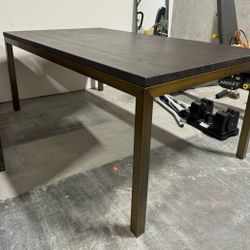 Crate and Barrel Dining Table And 6 Chairs