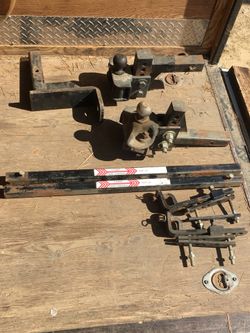 Hitches and sway bar kit