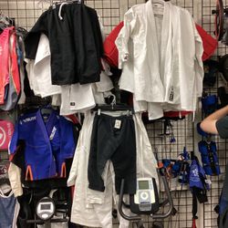New  And Used Karate/Boxing Apparel And Karate Belts ( Read Description)