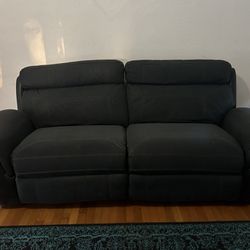Reclining Leather Couch / Sofa 