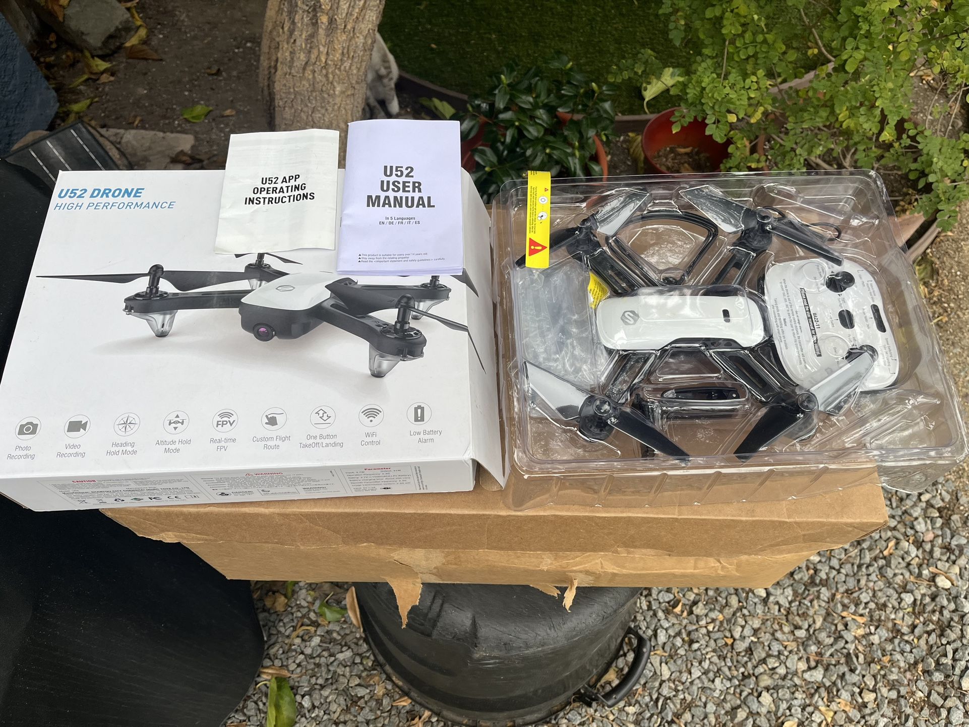 SANROCK U52 Drone with 1080P HD Camera for Adults Kids, WiFi Live Video FPV Drones RC Quadcopters