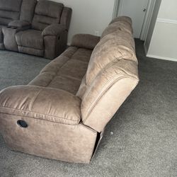 Reclining Sofa And Love Seat