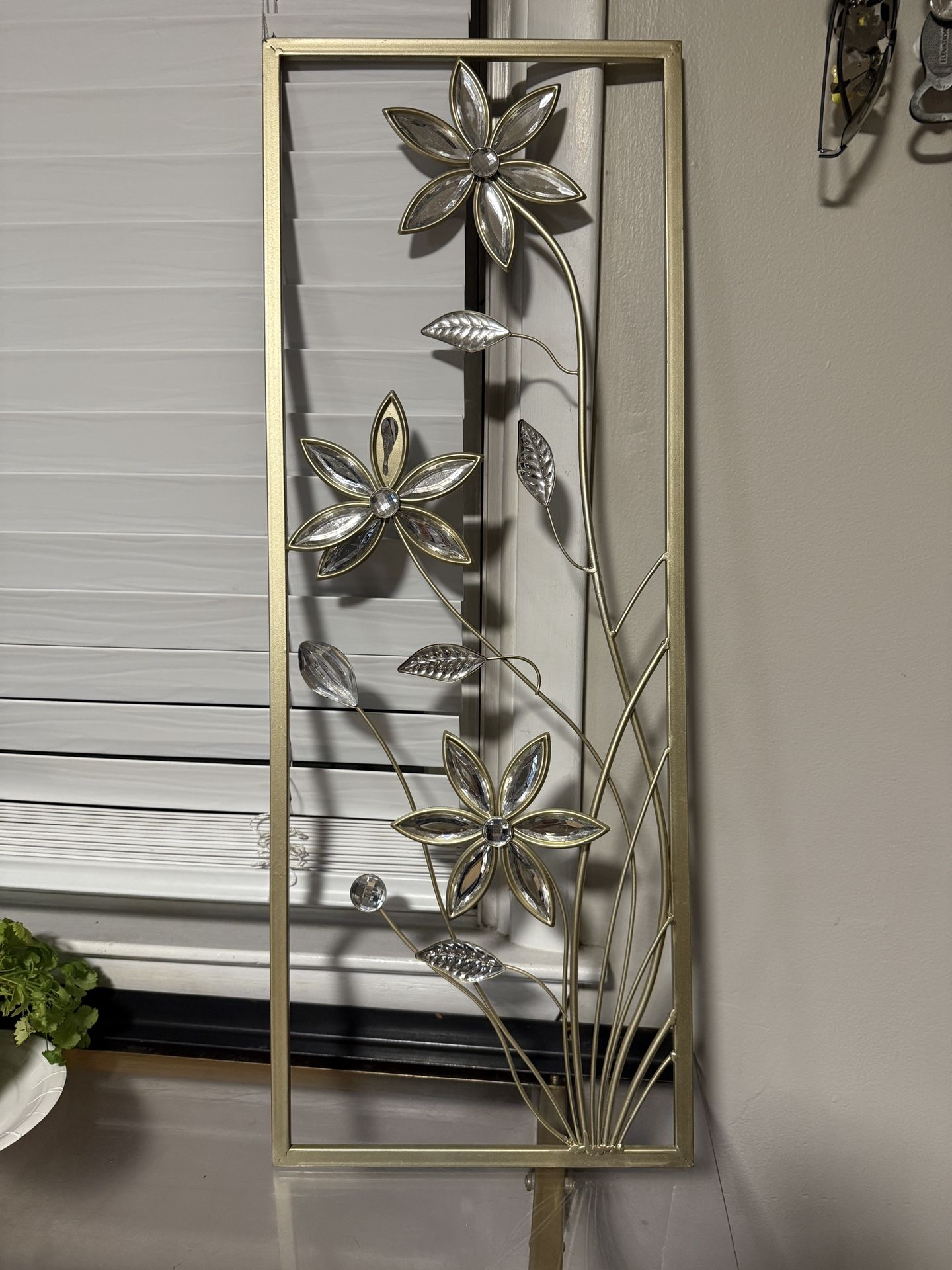 Gold Floral Wall Decor 