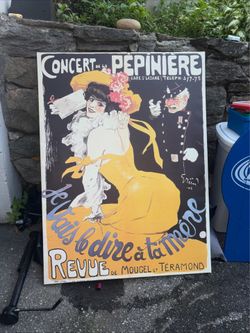 CONCERT DE LA PEPINIERE DE VAIS LE DIRE A TA MERE FRENCH VINTAGE 35x48