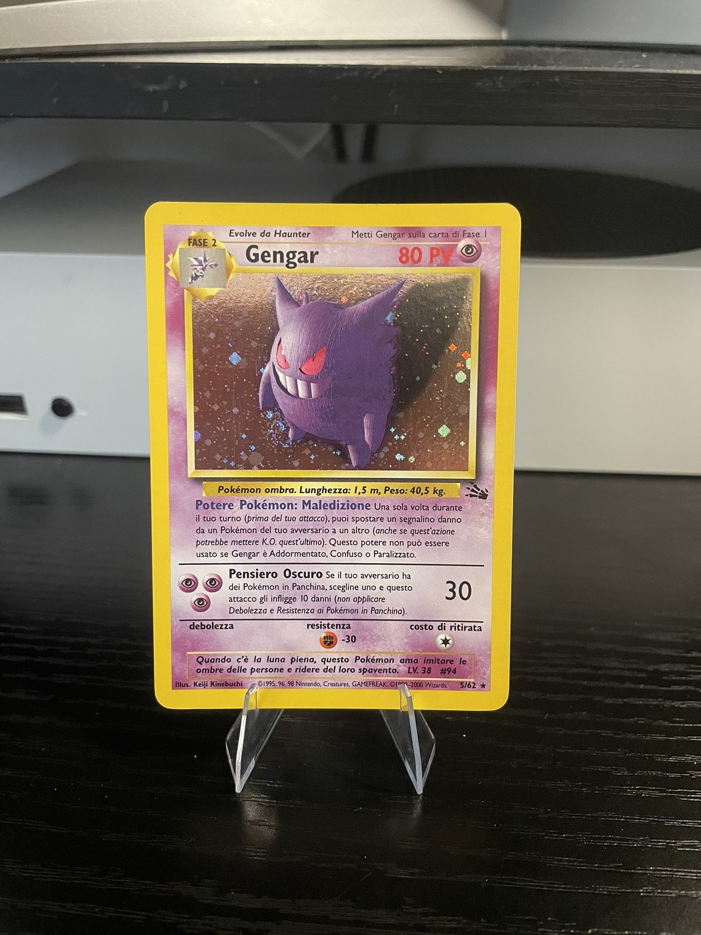 Italian Gengar Holo #5/62 Fossil