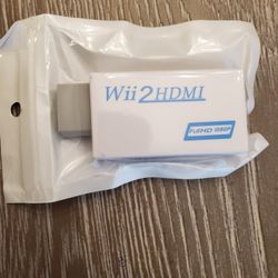 Nintendo Wii To  TV HDMI Adapter Brand New