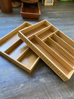 Wood utensil / silverware kitchen sorter / decor