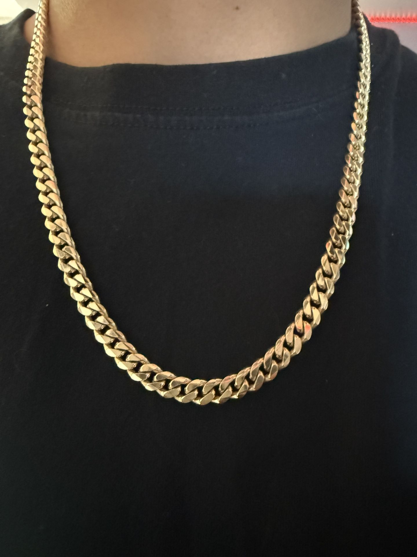 7mm 10k Miami Cuban Chain