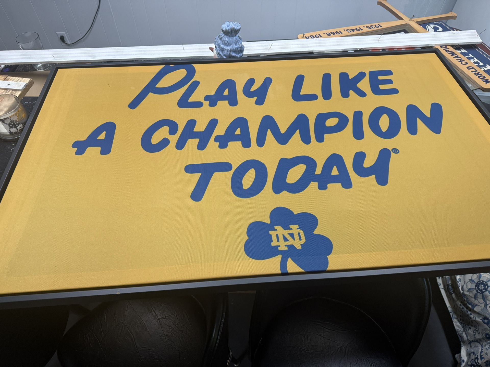 Notre Dame Flags Frame