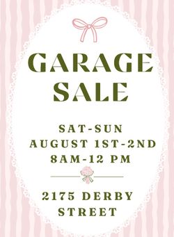 Garage sale 8/1-2 central Camarillo