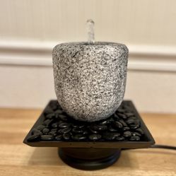 Electric Tabletop Fountain, Desktop,Ornament ,Exquisite ,Lightweight & Attractive . For Office or Home .   9” Tall x 7.5” W 