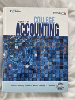 5th Edition College Accounting Text Book