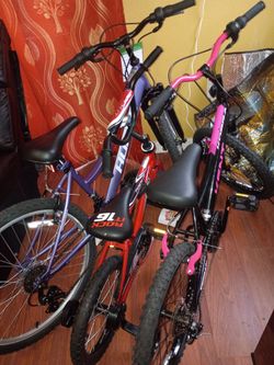 Lot of 3 Kids Mountain Bikes