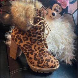 Cheetah Boots