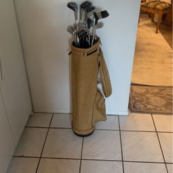 Golf Clubs And Golf Bag 