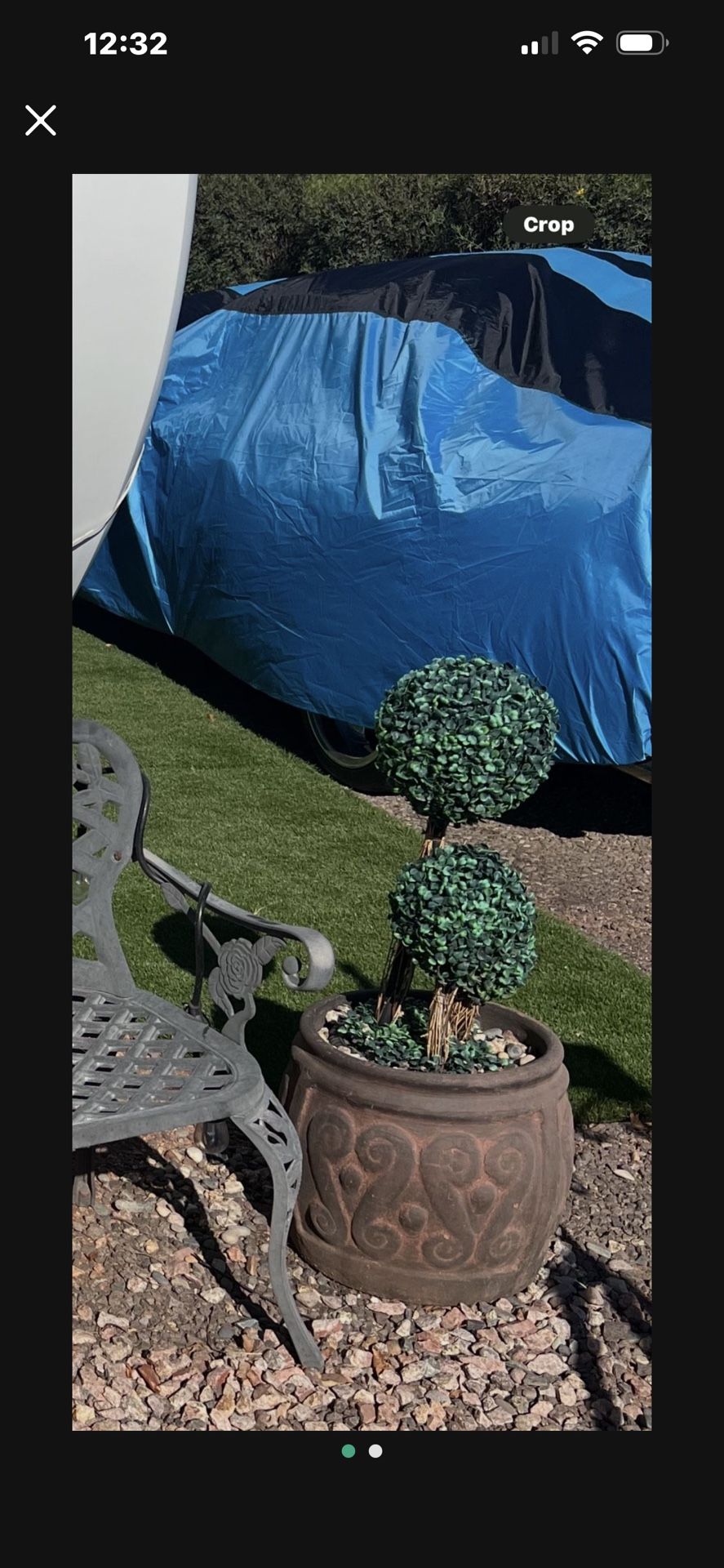 Silk Plants And Heavy Pots 