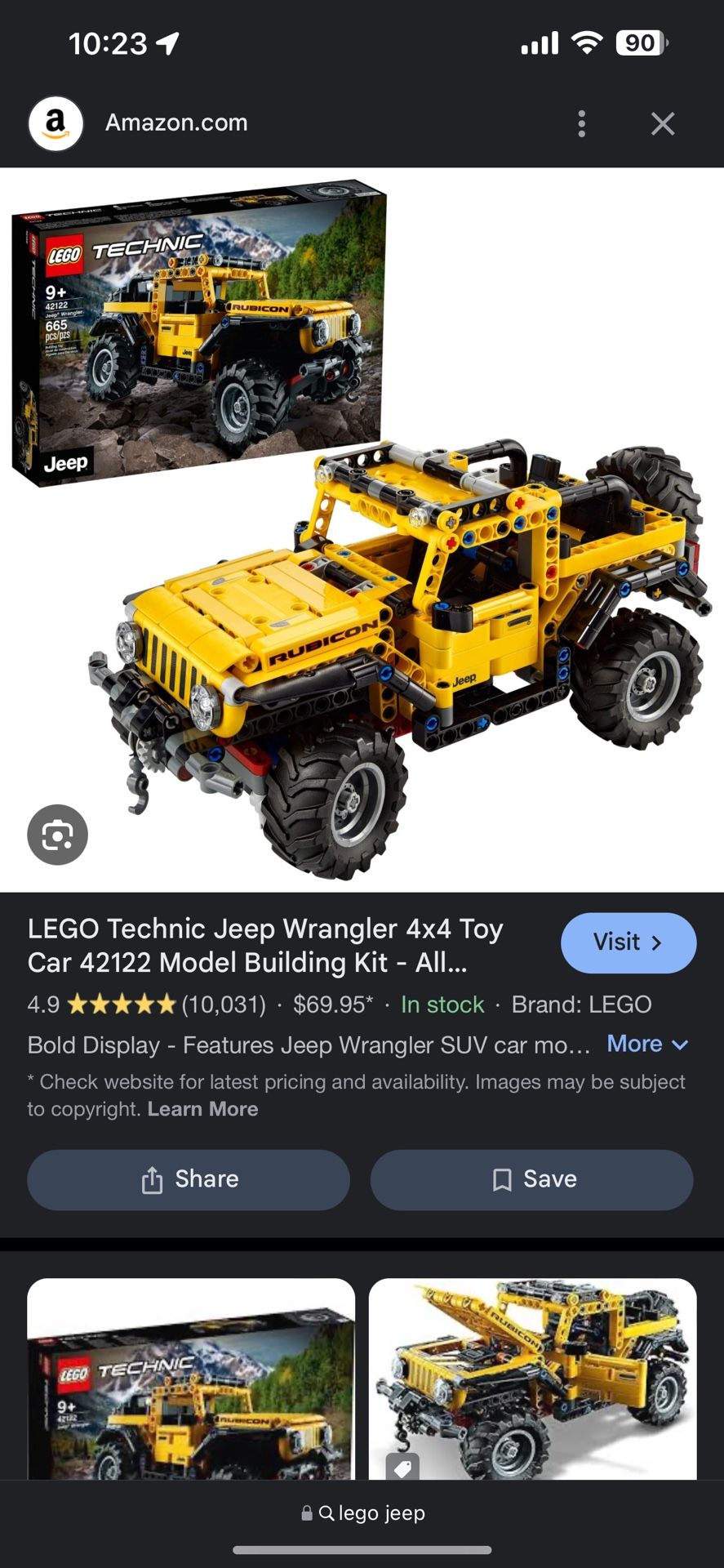 Lego Jeep