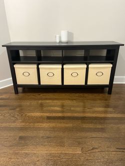Shelf Storage TV Stand Table
