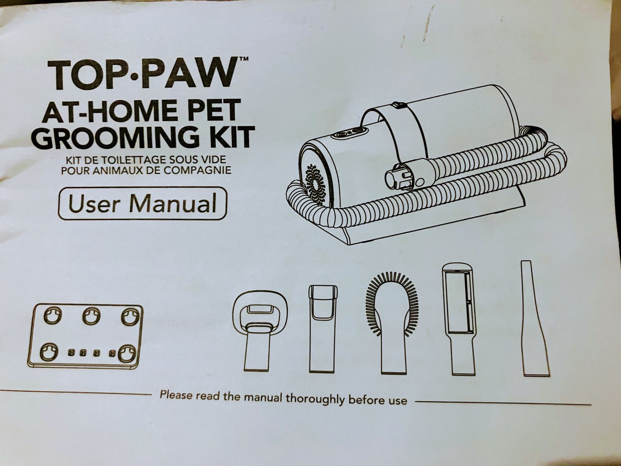 Top Paw At Home Grooming Kit