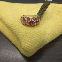 Purple Color Stone Ring