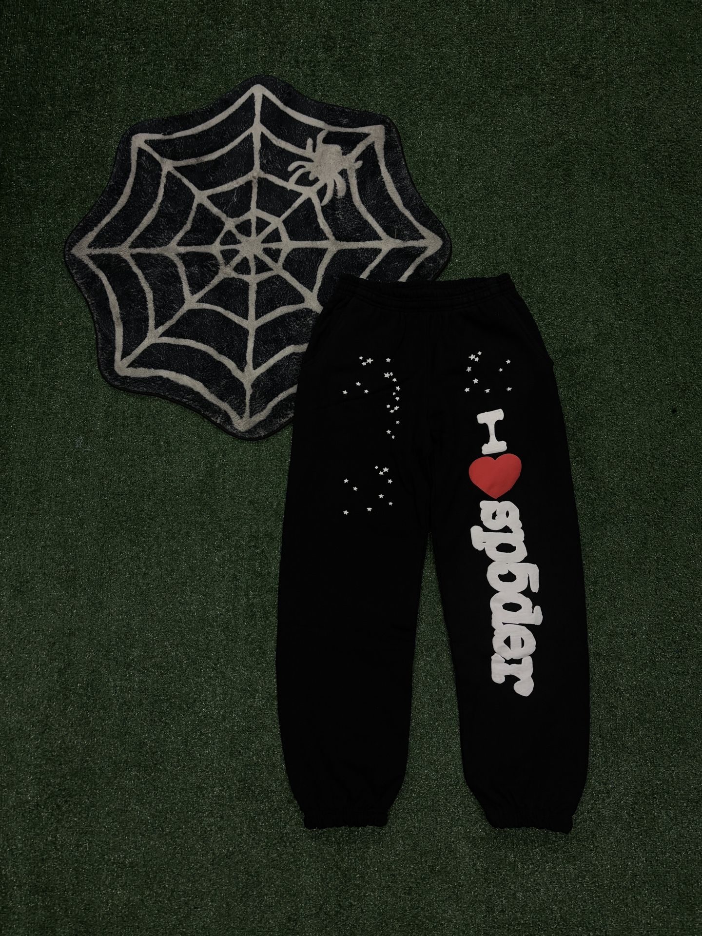 Sp5der Souvenir Sweatpants Black