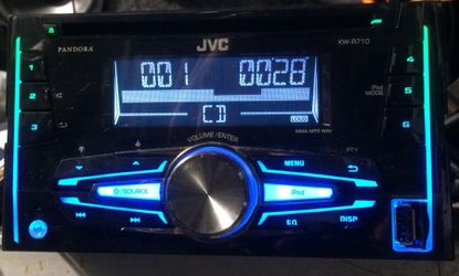 Jvc double din with aux and USB