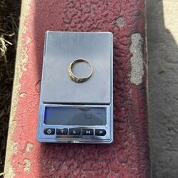 14k Gold Nugget Ring Band