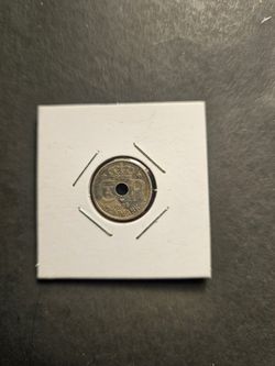 1935 denmark 10ore,danish krone coin