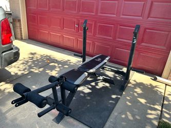 Marcy Weight Bench with Squat Rack