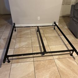 King size metal bed frame