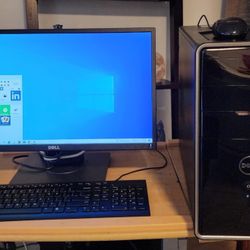 Dell Windows 10 500 HD I3 3.4 GHz With Monitor Make Offer 8GB