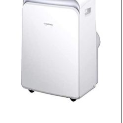 New in box, Amazon Basics Portable Air Conditioner with Remote - Cools 550 square feet, 12,000 BTU