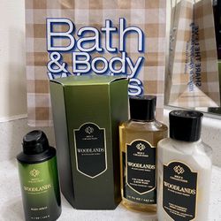 Gift Set For Men Bath And Body Woodlands