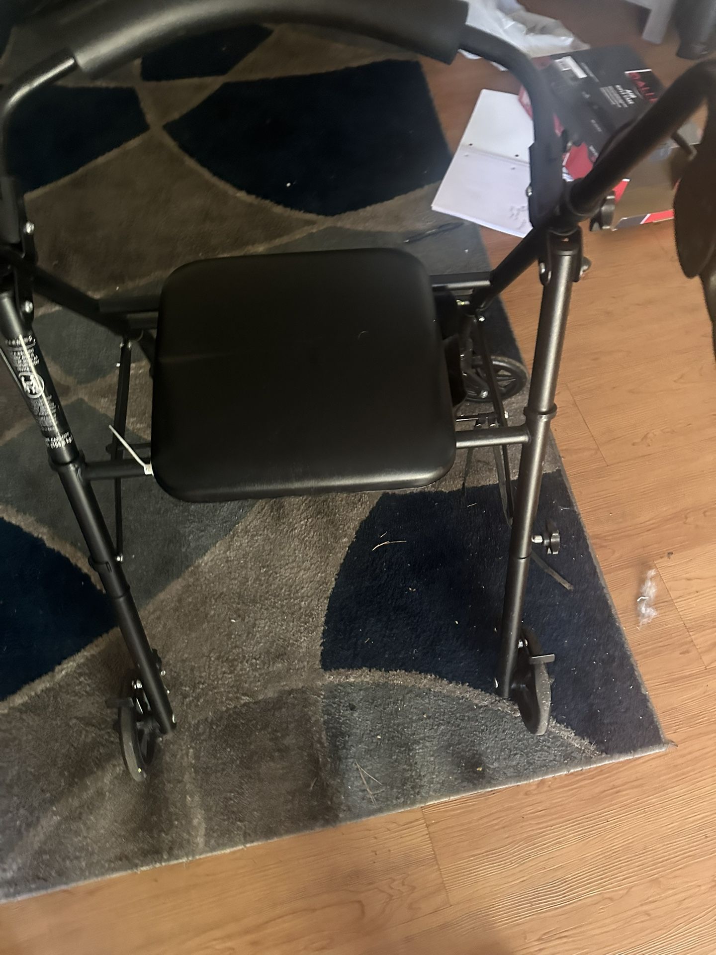 Walker With Storage And Seat