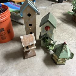 Collection Of Bird Houses 