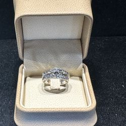 14k Gold Wedding Set With .5 TCW Natural Diamonds 