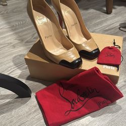 Authentic Christian Louboutin Two Tone Lady Grant