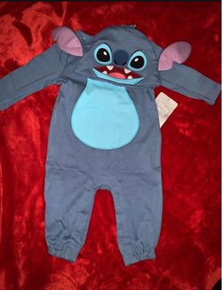 Disney Baby Stitch Costume Romper with Hat