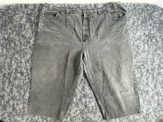 Harbor Bay Black Jean Pants Size 56 Length 23”